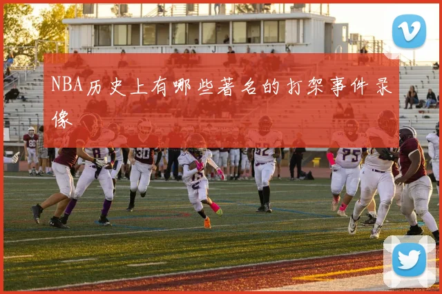 NBA历史上有哪些著名的打架事件录像